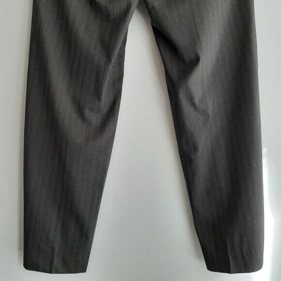 BOSS Hugo Boss Pasolini Movie 100% Wool Pin Stripe Formal Trousers Men's Sz 40 R - Picture 7 of 10